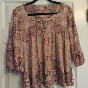 XL live & let live top